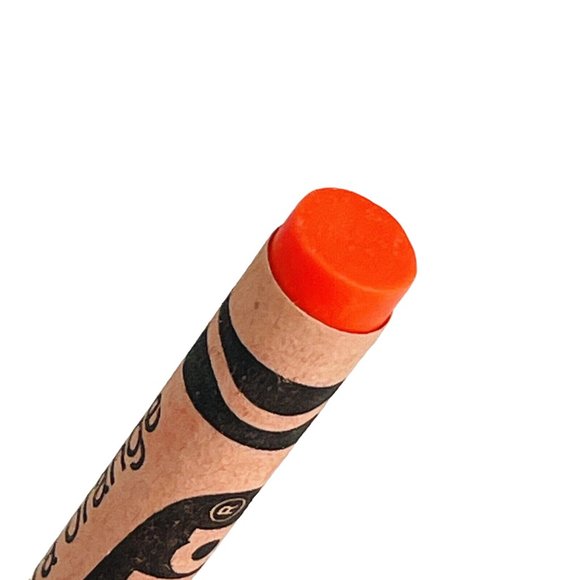 Ultra Orange Crayola Crayon Fluorescent Retired Permanent Name Change Vintage - Picture 8 of 9